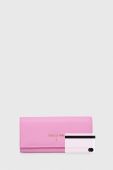 Шкіряний гаманець Patrizia Pepe жіночий колір рожевий (3517377)