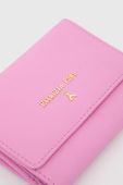 Шкіряний гаманець Patrizia Pepe жіночий колір рожевий (3517380)