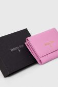 Шкіряний гаманець Patrizia Pepe жіночий колір рожевий (3517380)