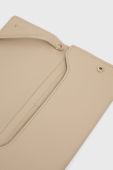 Шкіряна сумка Patrizia Pepe колір бежевий (2509900)