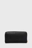 Шкіряний гаманець Lauren Ralph Lauren жіночий колір чорний (2467439)