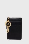 Шкіряний чохол на банківські карти Lauren Ralph Lauren жіночий колір чорний (2467442)