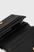 Шкіряний гаманець Coccinelle жіночий колір чорний (2555637)