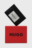 Шкіряний чохол на банківські карти HUGO чоловічий колір чорний (2559000)