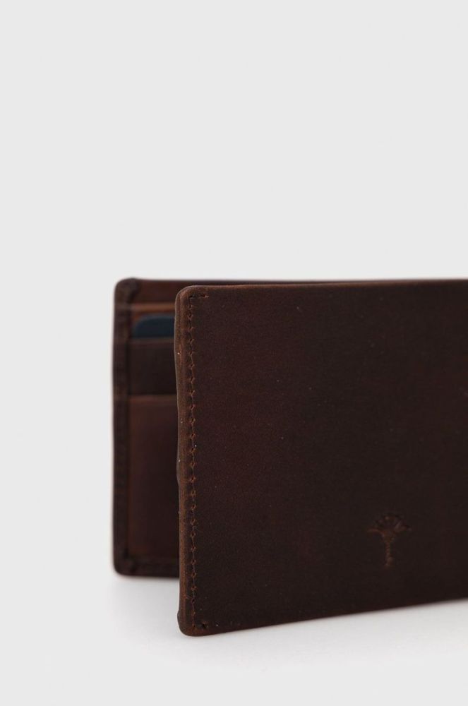 Шкіряний гаманець Joop! чоловічий колір коричневий (2466716) фото 2