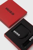 Гаманець + брелок HUGO чоловічий колір чорний