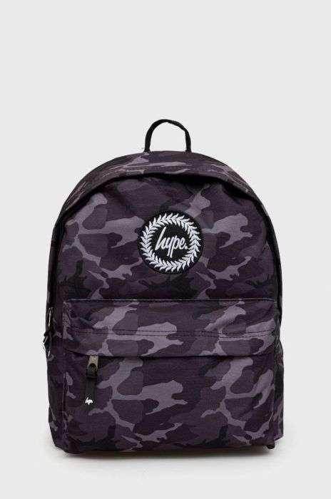 Дитячий рюкзак Hype Black & Grey Mono Camo Twlg-809 колір чорний великий візерунок