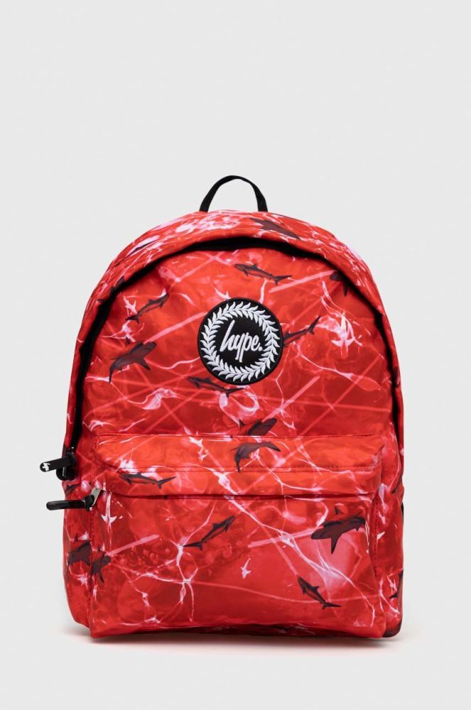 Дитячий рюкзак Hype колір червоний великий візерунок