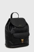 Шкіряний рюкзак Coccinelle жіночий колір чорний малий однотонний (2569460)