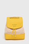 Дитячий рюкзак Guess колір жовтий малий візерунок Дитячий рюкзак Guess колір жовтий малий візерунок