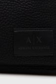 Рюкзак Armani Exchange чоловічий колір чорний великий однотонний (2657150)