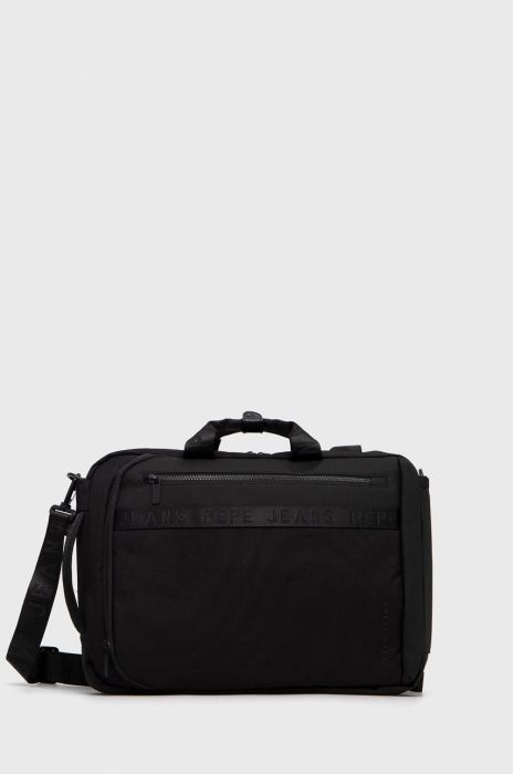 Рюкзак Pepe Jeans чоловічий колір чорний великий однотонний (2673458)