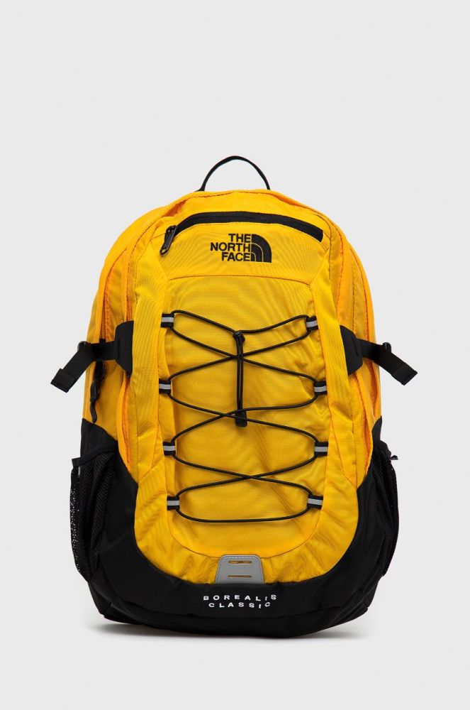 Рюкзак The North Face колір жовтий великий однотонний