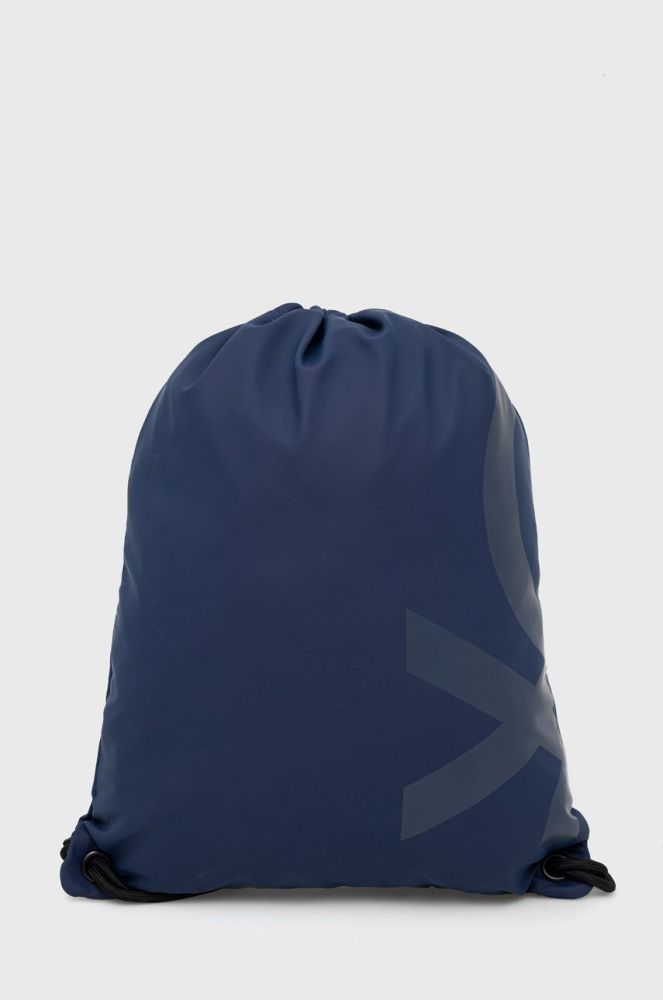 Рюкзак United Colors of Benetton колір синій з принтом