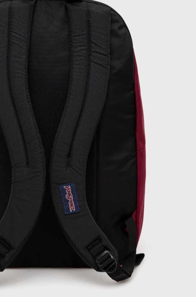 Рюкзак Jansport колір бордовий великий однотонний (2570009) фото 4