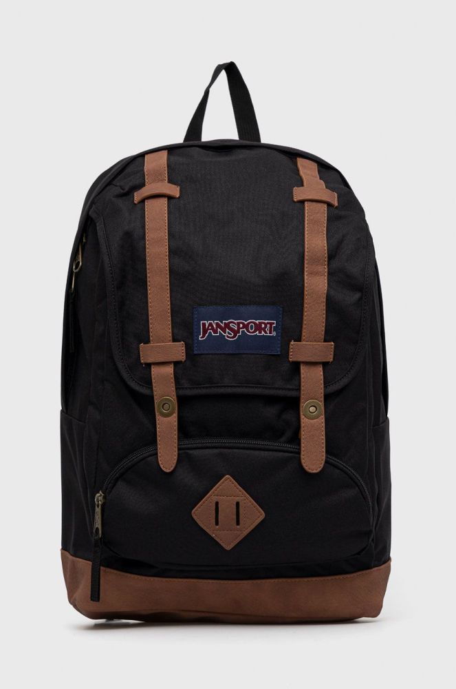 Рюкзак Jansport колір чорний великий однотонний (2565105)