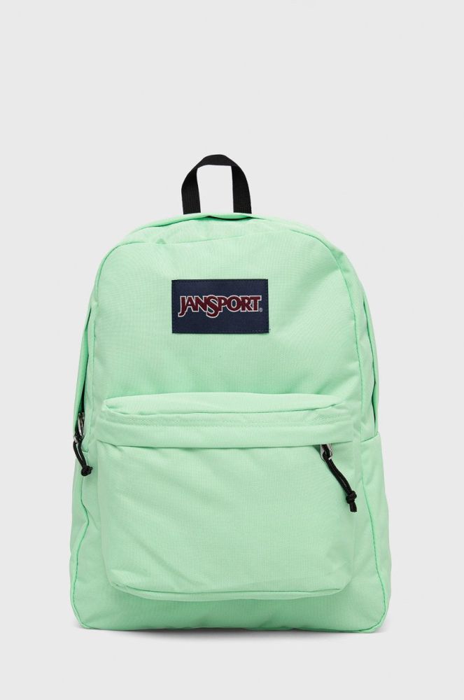 Рюкзак Jansport колір зелений великий однотонний (2547733)