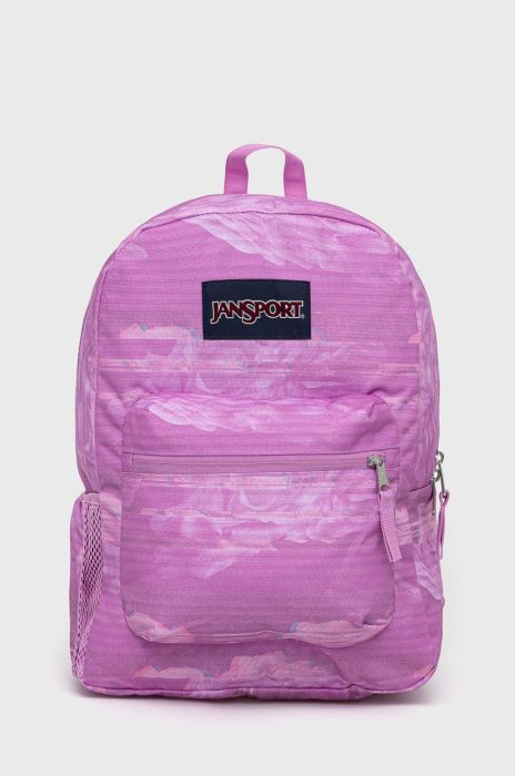 Рюкзак Jansport колір рожевий великий візерунок (2538787)