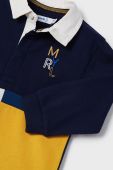 Дитяче поло Mayoral колір жовтий візерунок