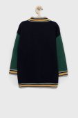 Дитячий бавовняний светер United Colors of Benetton колір синій легкий (2736783)
