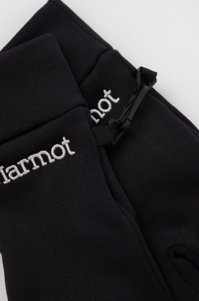 Рукавички Marmot Power Str Connect жіночі колір чорний фото 2