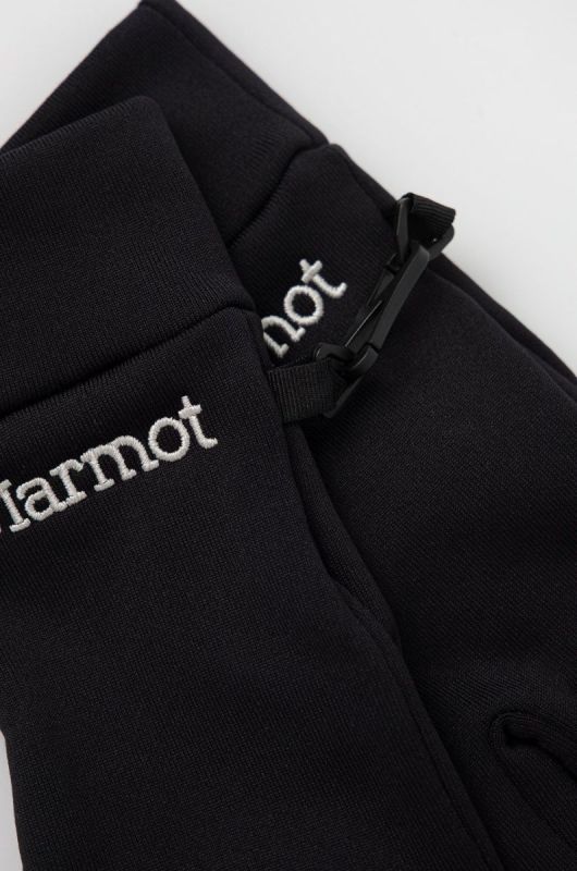 Рукавички Marmot Power Str Connect жіночі колір чорний фото 2