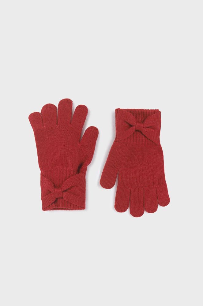 Дитячі рукавички Mayoral колір червоний (2541749)