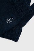 Дитячі рукавички з домішкою вовни United Colors of Benetton колір синій