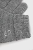 Дитячі рукавички з домішкою вовни United Colors of Benetton колір сірий (2601118)