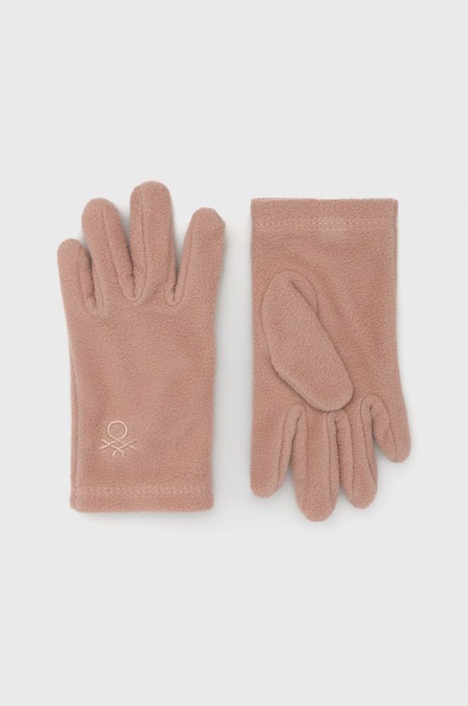 Дитячі рукавички United Colors of Benetton колір рожевий (2793406)