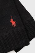 Вовняні рукавички Polo Ralph Lauren чоловічі колір чорний (2714404)