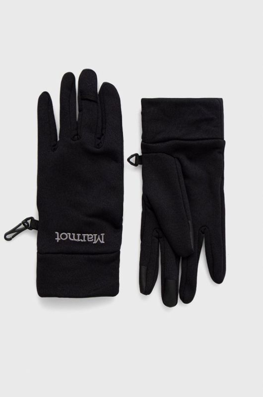 Рукавички Marmot Power Stretch Connect чоловічі колір чорний