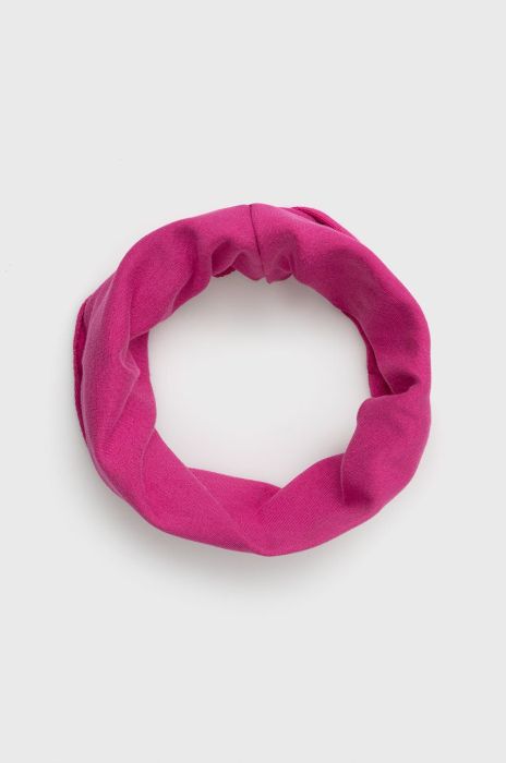 Дитячий снуд United Colors of Benetton колір фіолетовий однотонний (2657167)