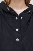 Куртка Lauren Ralph Lauren жіноча колір чорний перехідна oversize