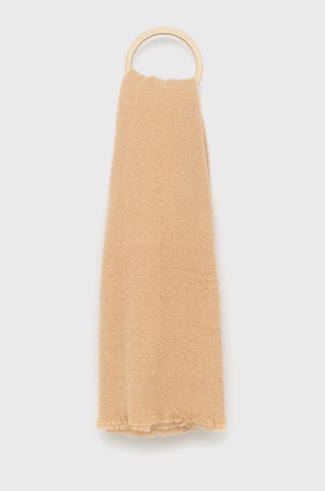 Шарф United Colors of Benetton жіночий колір бежевий однотонний (2698786)