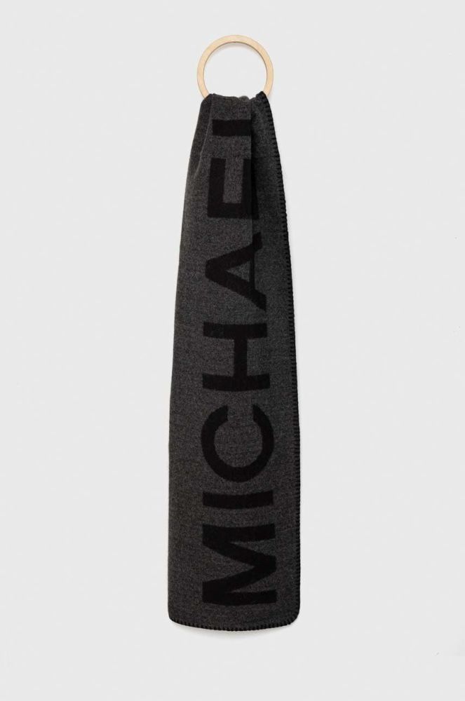 Шарф Michael Kors жіночий колір сірий візерунок (2789862)