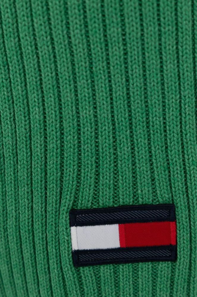 Дитячий шарф Tommy Hilfiger колір зелений однотонний (2670337) фото 2