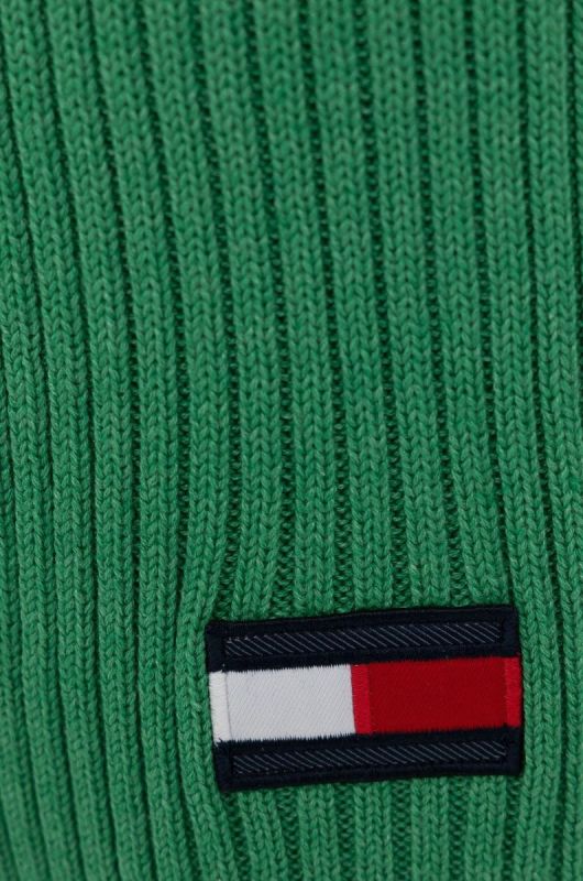 Дитячий шарф Tommy Hilfiger колір зелений однотонний (2670337) фото 2