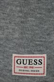 Шарф з домішкою вовни Guess колір сірий меланж