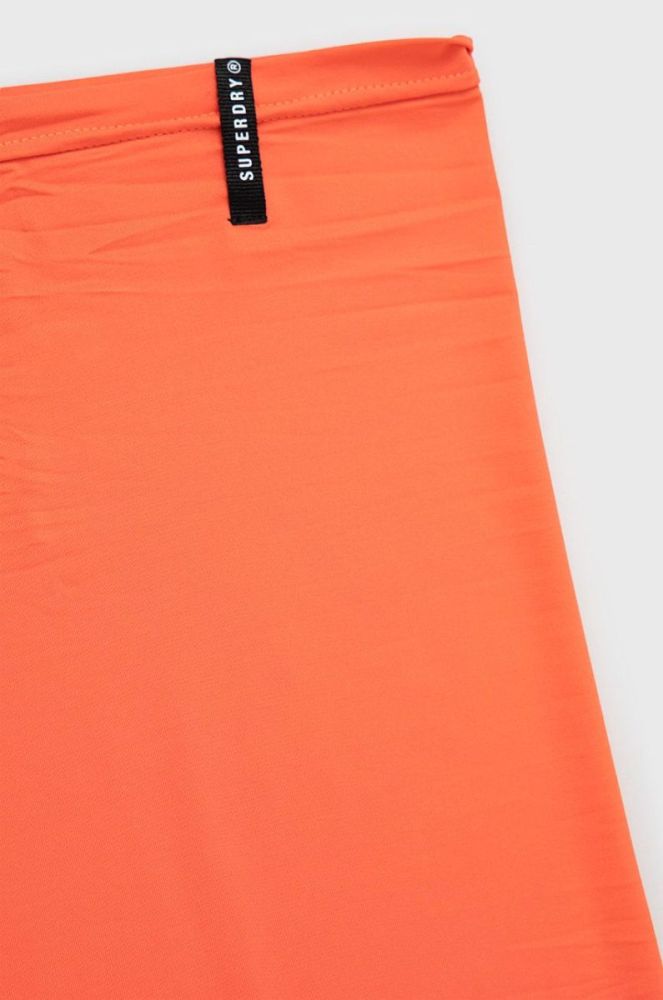 Снуд Superdry чоловічий колір помаранчевий однотонний фото 3