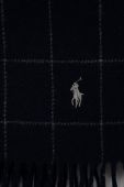 Вовняний шарф Polo Ralph Lauren колір синій