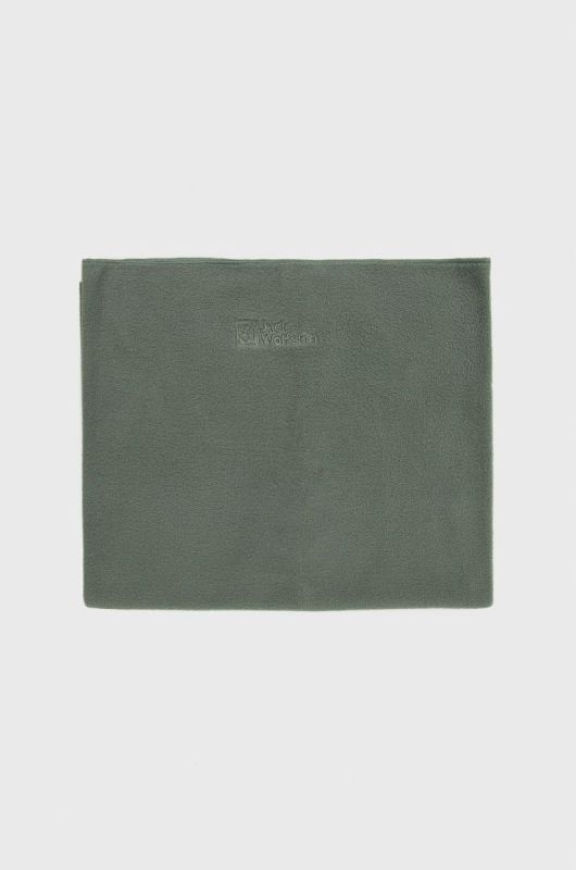 Снуд Jack Wolfskin колір зелений однотонний