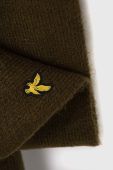 Шарф Lyle & Scott колір зелений однотонний