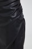 Спідниця Dkny колір чорний midi пряма (2736844)