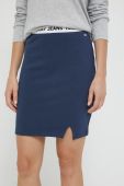 Спідниця Tommy Jeans колір синій mini пряма