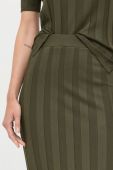 Спідниця Max Mara Leisure колір зелений midi олівець