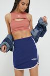 Спідниця adidas Originals колір синій mini пряма Спідниця adidas Originals колір синій mini пряма