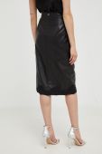 Спідниця Twinset колір чорний midi пряма (2502776)