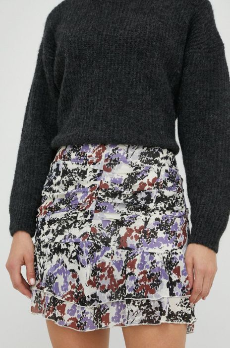 Спідниця Young Poets Society Alenia колір фіолетовий mini пряма Спідниця Young Poets Society Alenia колір фіолетовий mini пряма