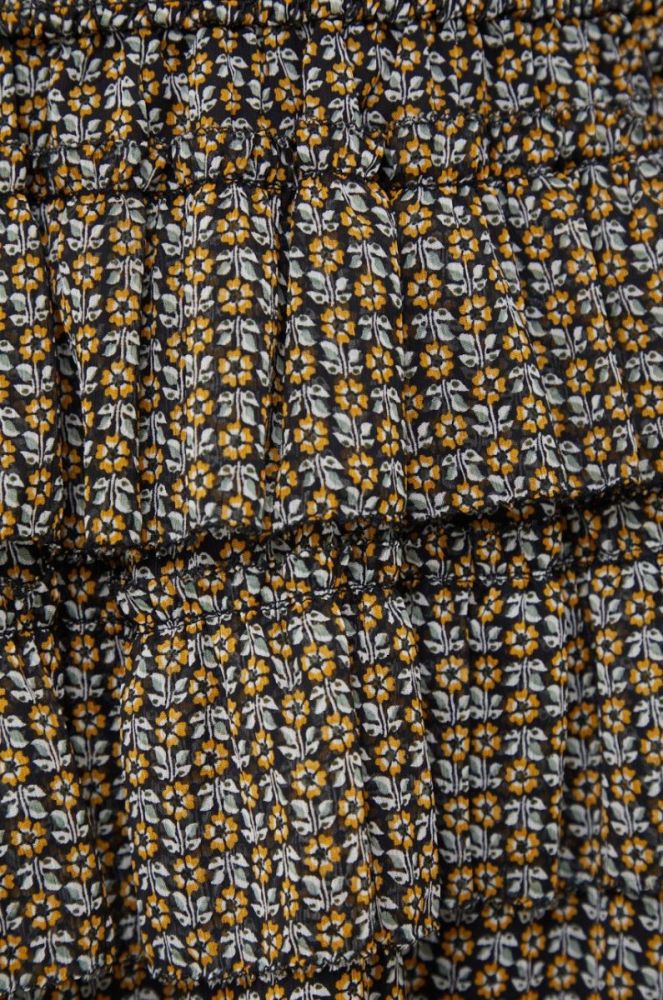 Спідниця Pepe Jeans колір зелений mini розкльошена (2556412) фото 4